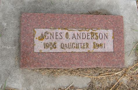 Agnes I Anderson (1906-1981) - Find a Grave Memorial