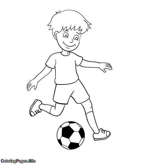 Soccer coloring pages - Coloring Pages Online