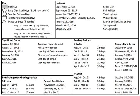 Johnston Middle - School District Instructional Calendar - Houston Isd - 2015-2016