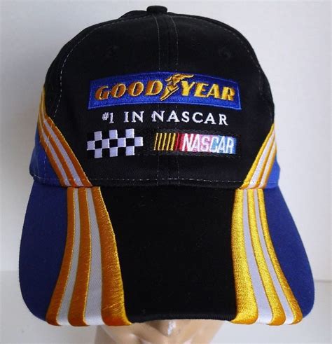 Goodyear #1 In Nascar Hat Racing Low Profile Strap Back Embroidered 100% Cotton | Nascar hats ...