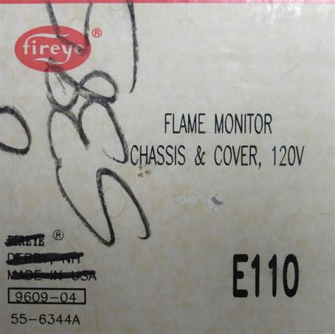 NEW FIREYE E110 FLAME MONITOR EP160 E1R1 EB-700 - SB Industrial Supply, Inc.