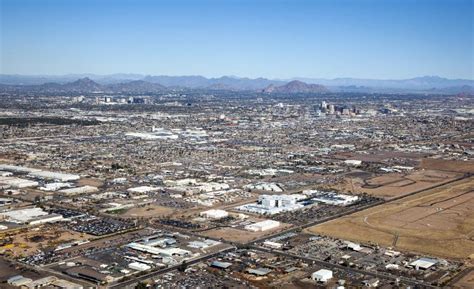 Phoenix Skyline stock photo. Image of elevated, desert - 29074606