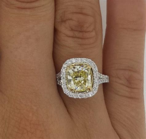 5 Carat Cushion Cut Diamond Engagement Ring | Ara Diamonds