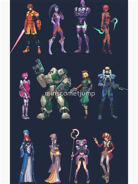 "Phantasy Star Online Characters" Poster by winscometjump | Redbubble