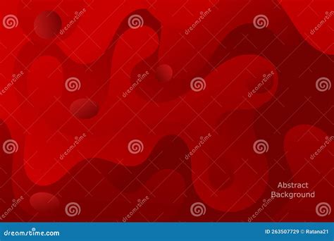 Dynamic Abstract Background with Red Gradient Fluid Shapes Modern ...