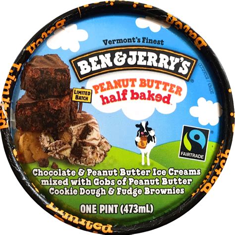 Peanut Butter Half Baked™ | Peanut butter cookie dough, Chocolate peanut butter ice cream ...