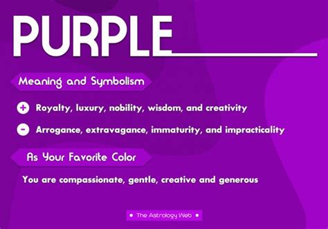 Purple Color Meaning and Symbolism | The Astrology Web in 2021 | Purple color meaning, Color ...