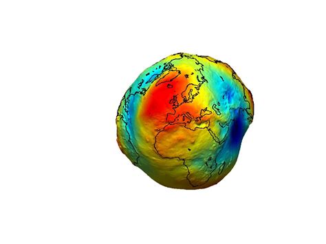 ESA - Earth’s gravity scar