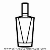Liquor Bottle Coloring Pages For Kids  Free sketch template