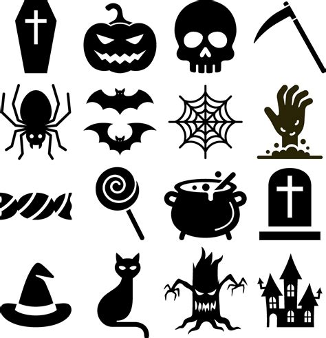 Halloween icons vector illustration. 2094580 Vector Art at Vecteezy