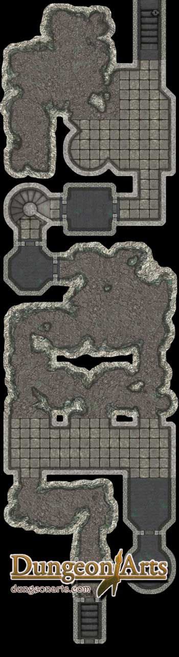 Dungeon Tiles Map - A sample build of Dungeon Blanks 1-3 | Fantasy city ...