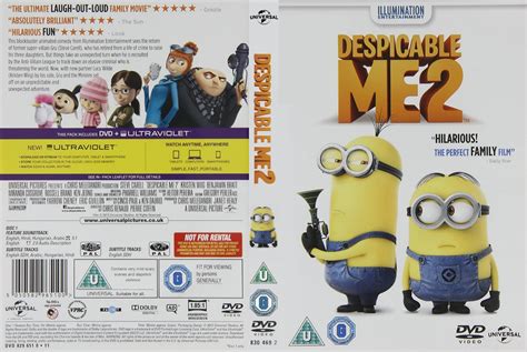 Despicable Me 2 (2013) UK DVD Cover Remake by aodhan1906 on DeviantArt