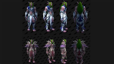 WoW Night Elf Heritage Armor uncovered in patch 10.1.7 PTR