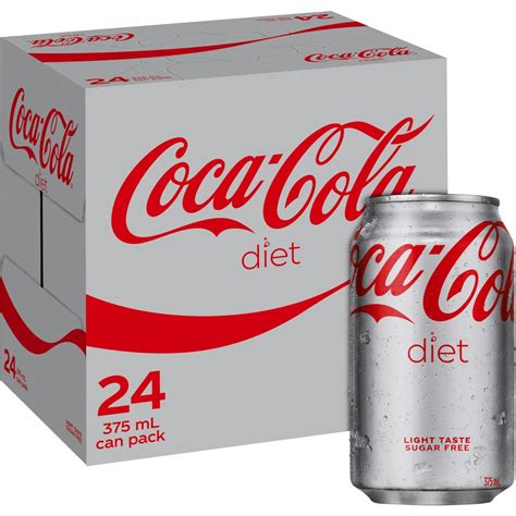 Coca-Cola Diet Cans 375mL 24 Pack | BIG W