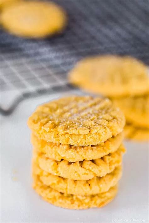 Peanut butter cake mix cookies - Only 5 ingredients!