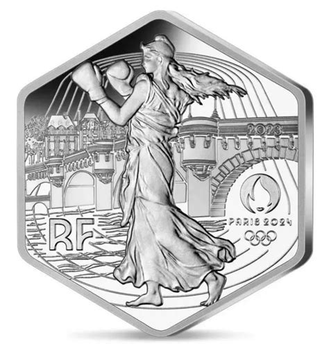 FRANCE 2 EURO 2023 - Olympic Games Paris 2024 Sower - Coincard Pink ...