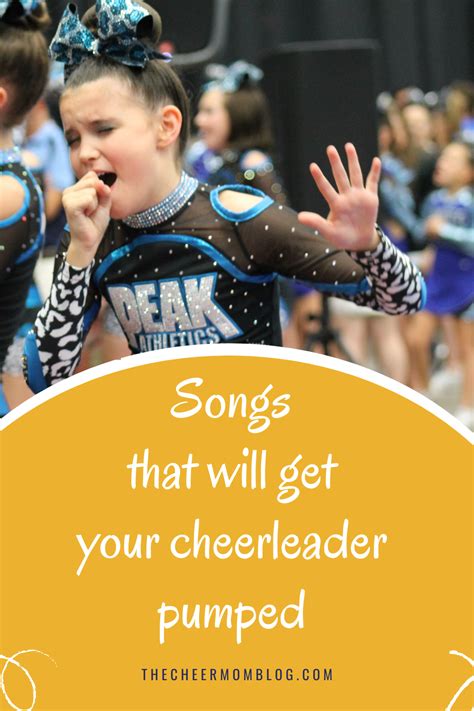 27 SONGS THAT WILL GET YOUR CHEERLEADER PUMPED | THE CHEER MOM BLOG in 2023 | Cheer workouts ...