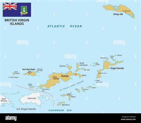 British Virgin Islands Map High Resolution Stock Photography and Images - Alamy