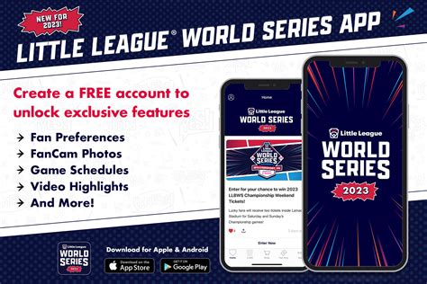 2023 Little League® World Series App Now Available to Download - Little League