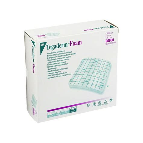 Tegaderm High Performance Non-Adhesive Foam Dressing 90600 1 Each, Tan ...