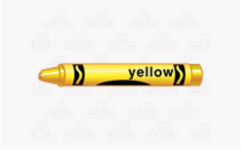 Crayon Clipart Yellow Crayon - Yellow Crayon Transparent Background, HD Png Download - kindpng