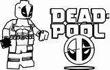 Deadpool Lego Coloring Page  Wecoloringpagecom sketch template