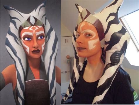 Ahsoka Tano makeup by Narayu on DeviantArt