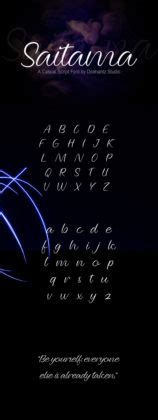 Saitama Casual Script Font Free Download - Creativetacos