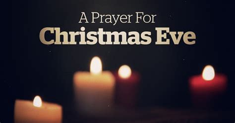 A Prayer For Christmas Eve