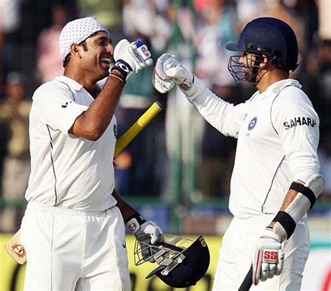 VVS Laxman gestures towards the dressing room | ESPNcricinfo.com