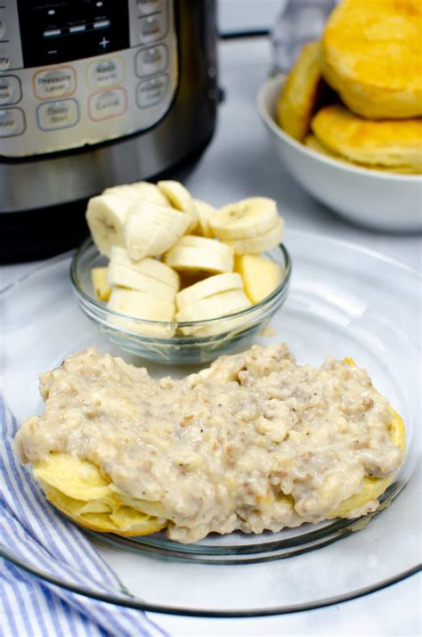 Instant Pot Sausage Gravy - An Easy Gluten Free Sausage Gravy Recipe