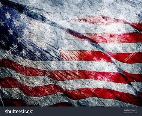 Grunge American Flag Wallpaper