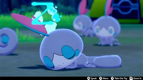 Shiny Sobble Sleeping In Camp - Pokemon Sword & Shield - YouTube