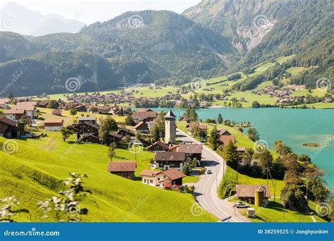 Lake Lungern Switzerland - Famous Fishing Lake In Switzerland Stock Photo | CartoonDealer.com ...