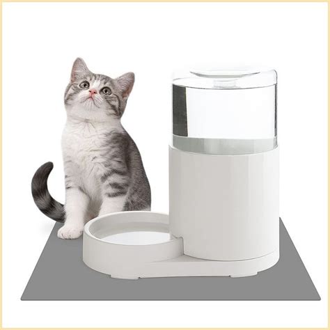 Cat Water Dispenser 3L,Automatic Gravity Pet Water Dispenser,Durable ...