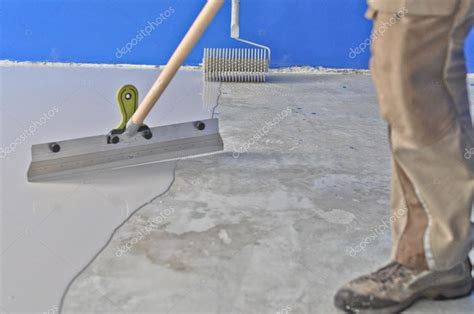 Leveling screed application — Stock Photo © minco.soska #56039787