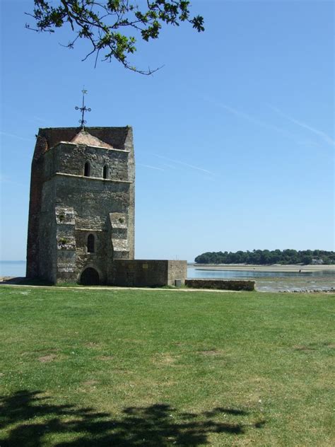 St Helens Beach - Photo "Remains of St. Helen's church (C12th)" :: British Beaches