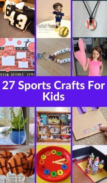 27 Exciting Sports Crafts For Kids