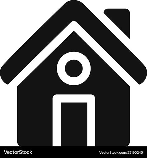 Home icon house symbol Royalty Free Vector Image