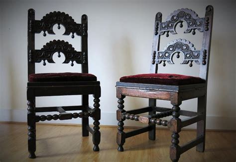 Antique 16th & 17th Century Period Oak Country English Furniture, Medieval Carving, Early ...