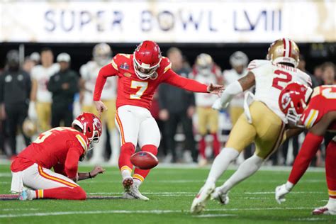 Chiefs kicker Harrison Butker steals Super Bowl record away from 49ers ...