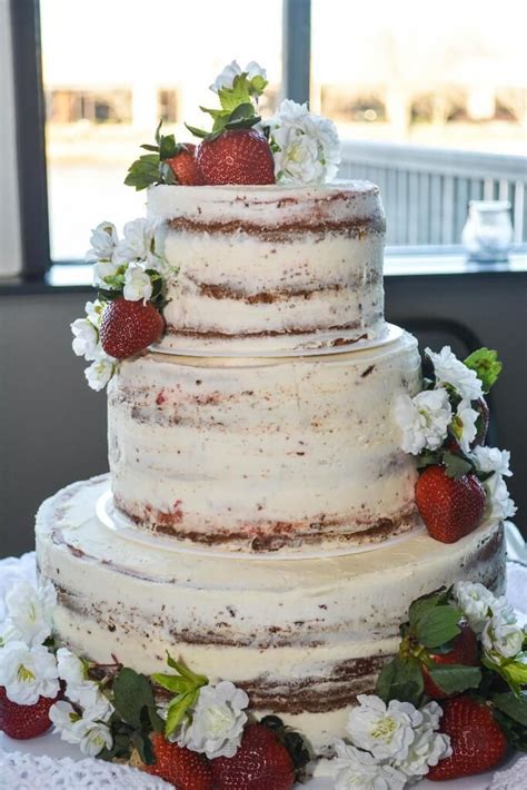 Chef Tony Catering | Cheesecake wedding cake, Strawberry wedding cakes ...