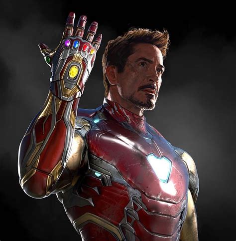 Tony Stark with Nano-gauntlet official art | Arte do homem de ferro, Armadura do homem de ferro ...