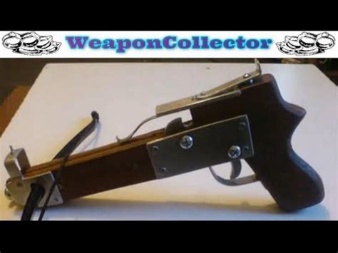 How to make a Pistol Crossbow Part 16 - Finished Crossbow, Shooting ...