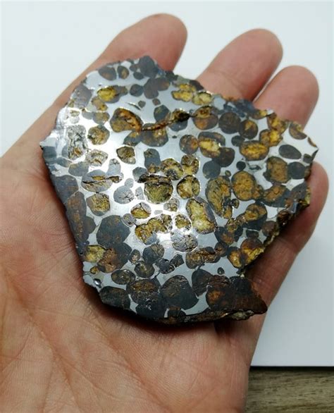 Stony-Iron Meteorite - 82.8 g - Catawiki