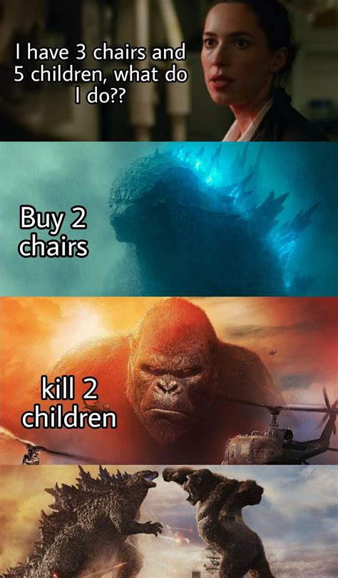 Godzilla vs Kong meme, template in the comments : r/MemeTemplatesOfficial