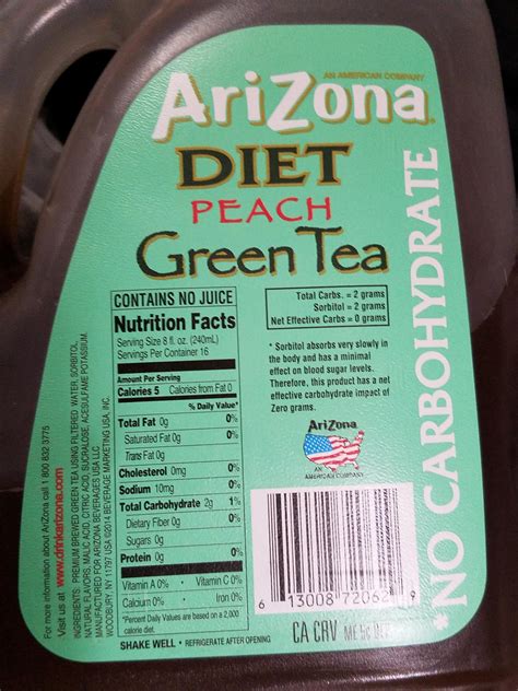 Arizona diet peach green tea is awesome! Tastes much better than normal green tea! : r/1200isplenty