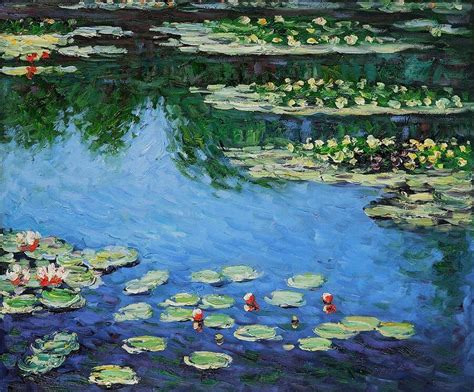 Water Lilies, Harmony in Blue, 1917 by Claude Monet