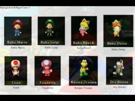 File Blast: How To Unlock Characters Mario Kart Wii