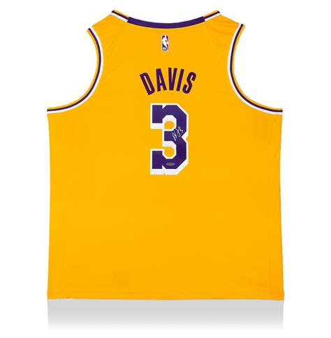 Anthony Davis Signed Los Angeles Lakers Home Jersey